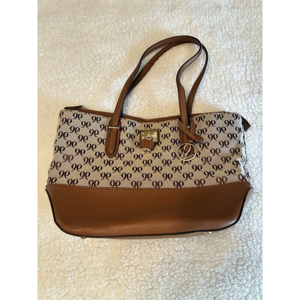 Nine West Purse Brown And Beige